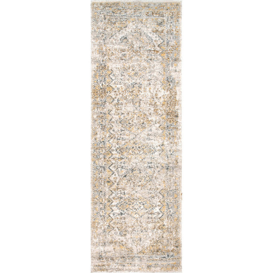Druzy CFDR05B 2'6" x 8' Runner Area Rug
