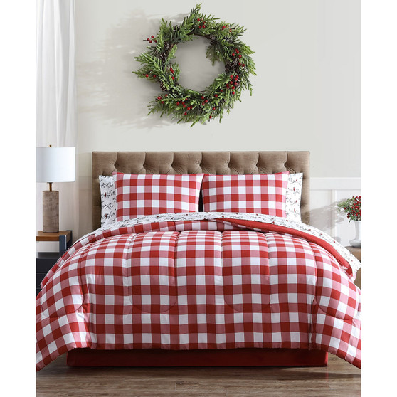 Holiday Cardinal 8-Pc. Comforter Set, Created for Macy's