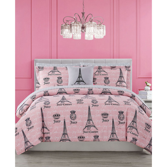 Juicy in Paris 6-Pc. Comforter Set, Twin