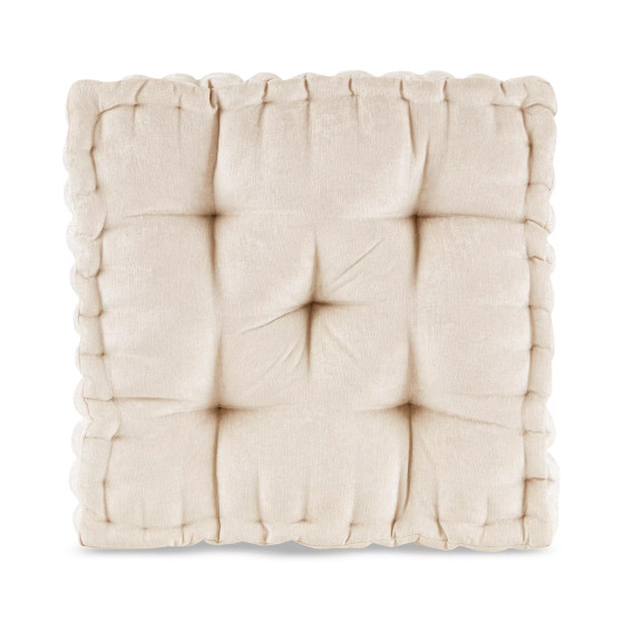 Azza Chenille Decorative Floor Pillow, 20" x 20"