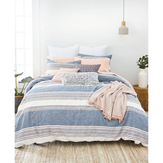 Tuscan Stripe Full/Queen Duvet Cover Set