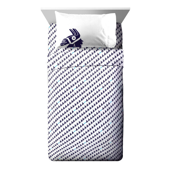 Llama Geo 3 Piece Sheet Set, Twin