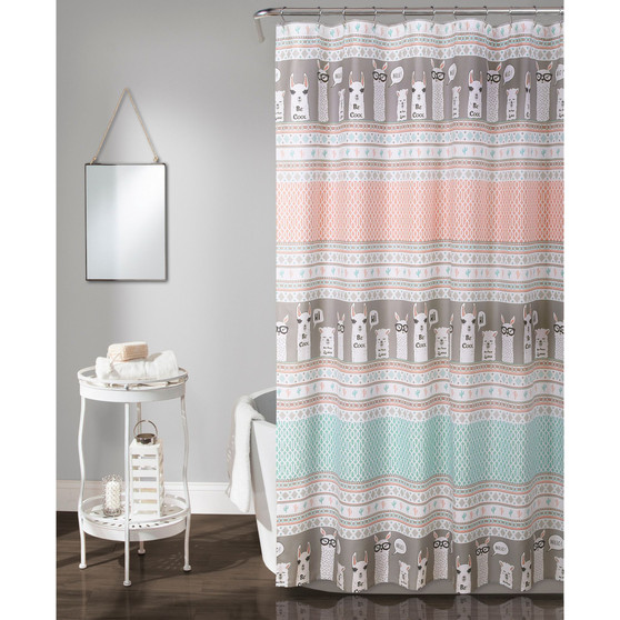 Llama Stripe 72" x 72" Shower Curtain