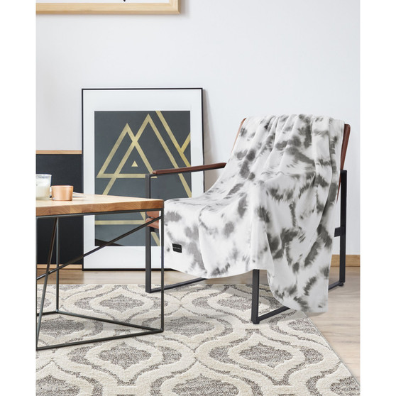 Tie Dyed Printed Throw Blanket, 50" X 70"