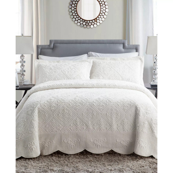 Westland 2-Pc. Twin Plush Bedspread Set