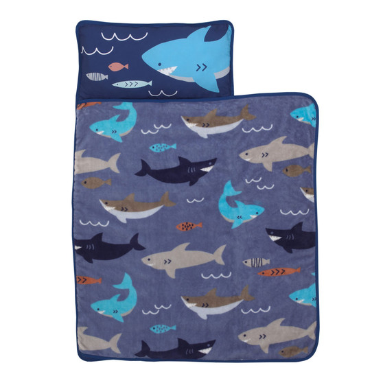 Shark Nap Mat with Pillow and Blanket
