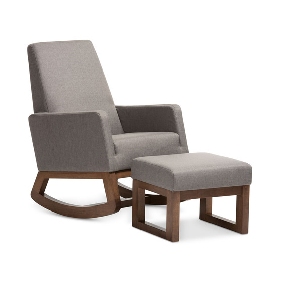 Yashiya Rocker and Ottoman Set