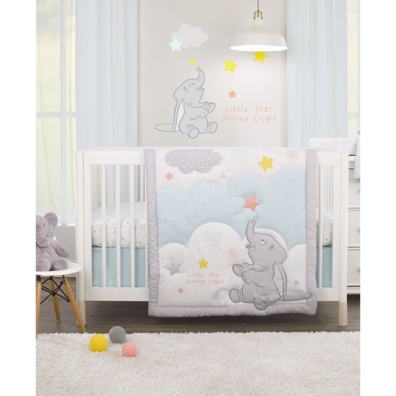 Disney Dumbo 3-Piece Crib Bedding Set