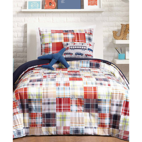 Bryce Reversible 4-Pc. Twin Comforter Set