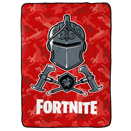 Black Knight Red Camo Blanket, 62" x 90"