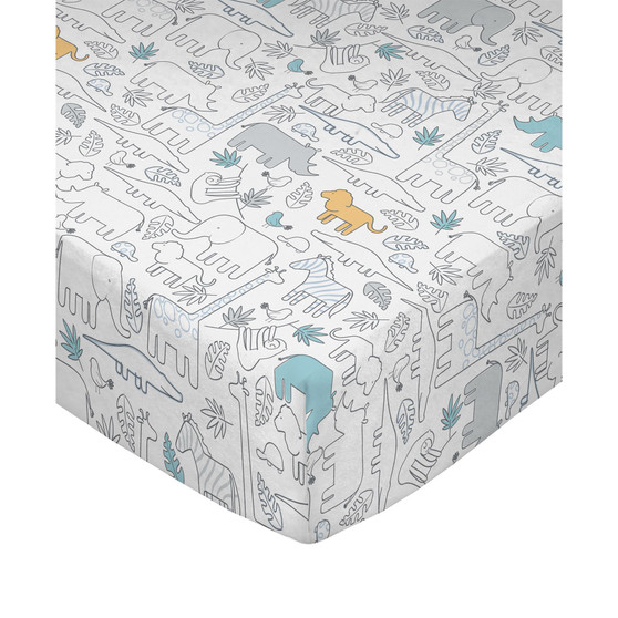 Safari Crib Sheet