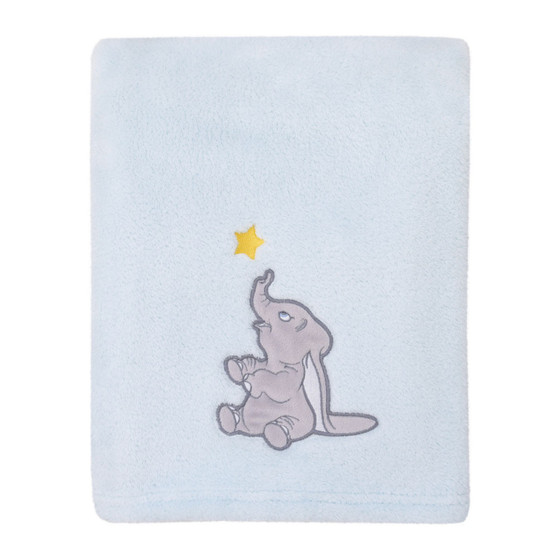 Disney Dumbo Fleece Baby Blanket with Applique