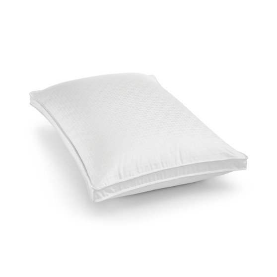European White Goose Down Firm Density Standard/Queen Pillow, Created for Macy's