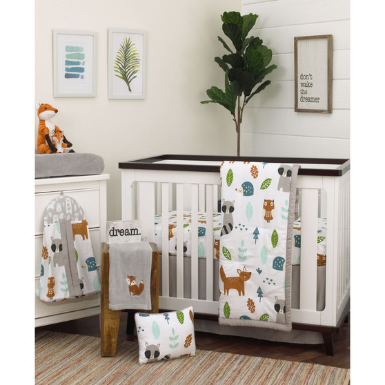 Woodland Friends 8-Piece Crib Bedding Set