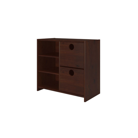 Circles 2 Drawer Chest Shelves