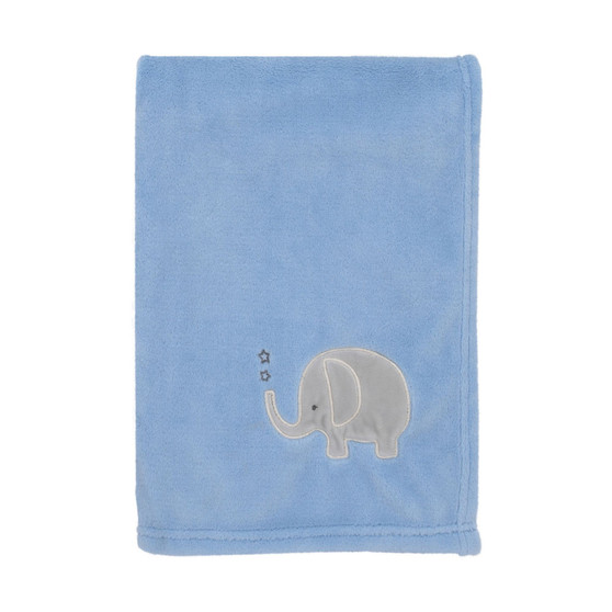 Elephant Applique Baby Blanket