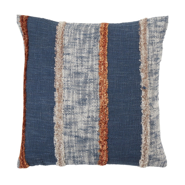 Vertical Striped Decorative Pillow, 20" x 20"