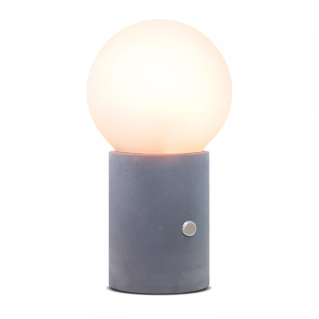 Kai LED Cement Modern Table, Desk and Nightstand Lamp