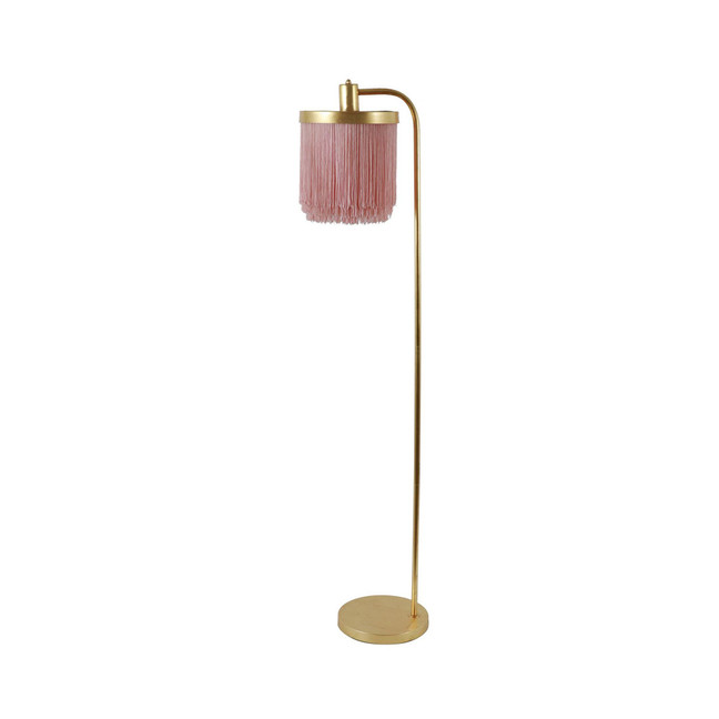 Decor Therapy Framboise Fringe Shade Floor Lamp