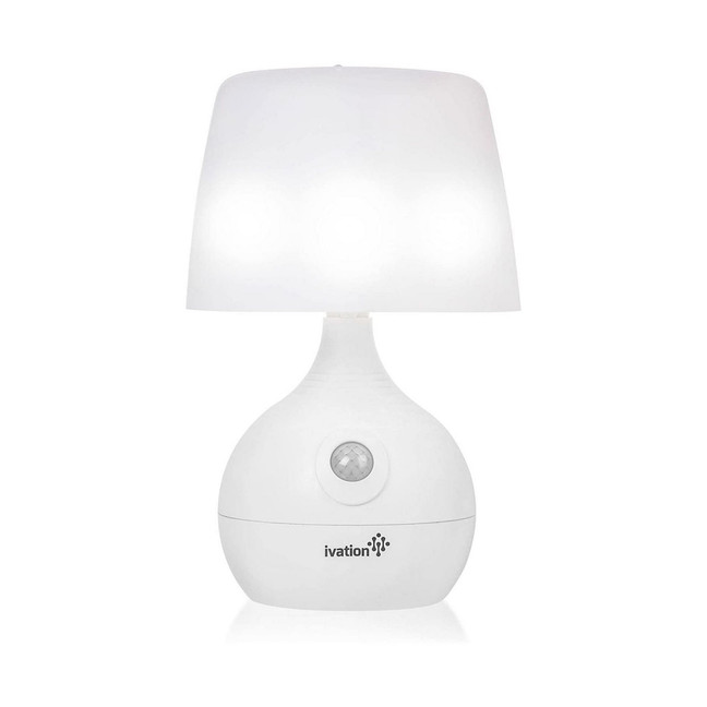 12-LED Battery Powered Table Lamp, Multi Zone Modern Desk Lamp
