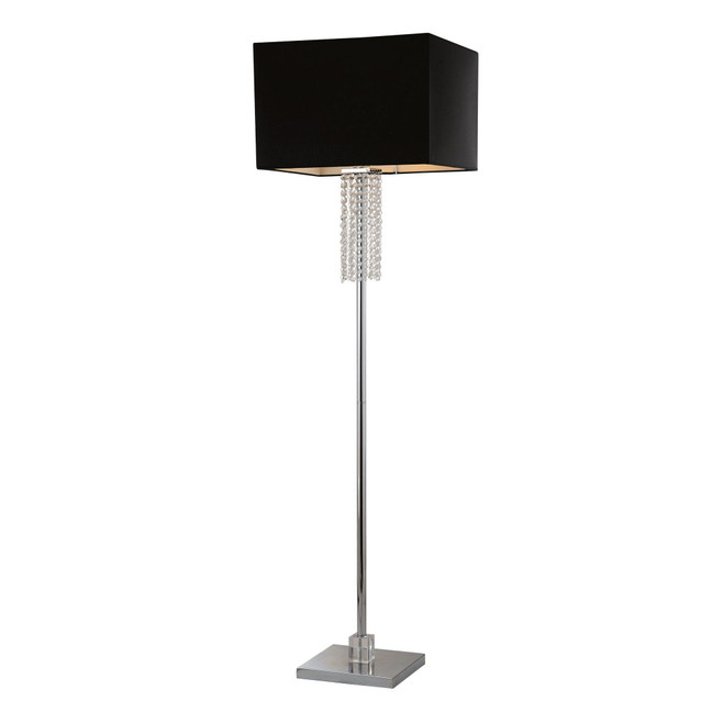 Adelyn 63" Square Modern Crystal Floor Lamp
