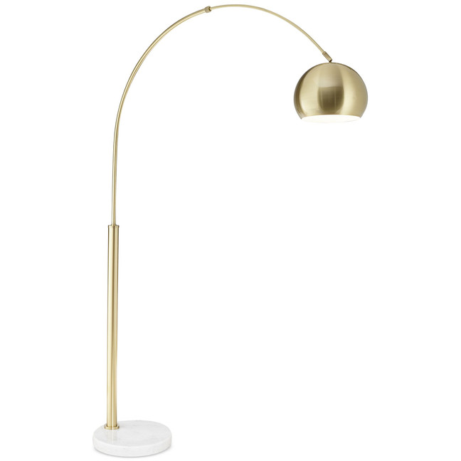Pacific Coast Basque Gold Arc Floor Lamp