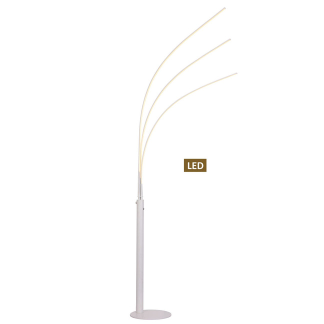 Aurora 92" LED Arch Tree Floor Lamp, Touch Dimmer
