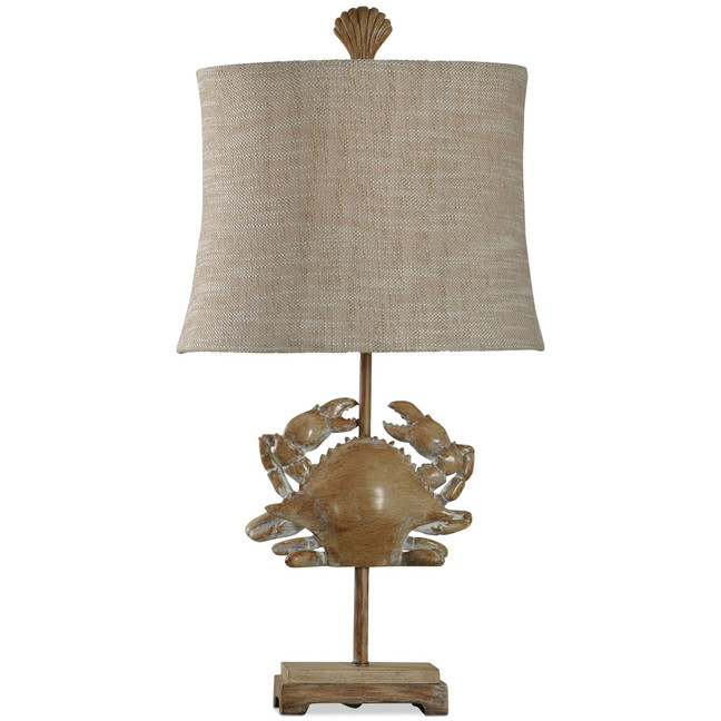 Crab Fossil Table Lamp