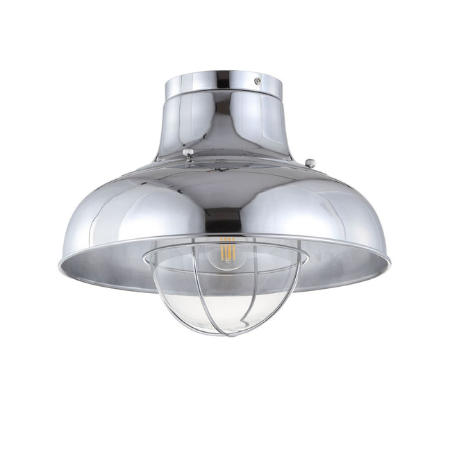 Cameron 13" Metal LED Semi-Flush Mount