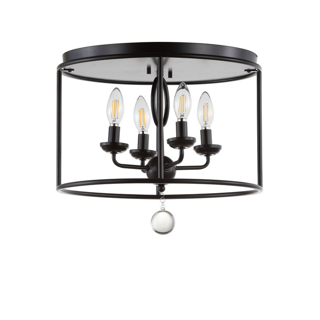 Alma Metal LED Flush Mount