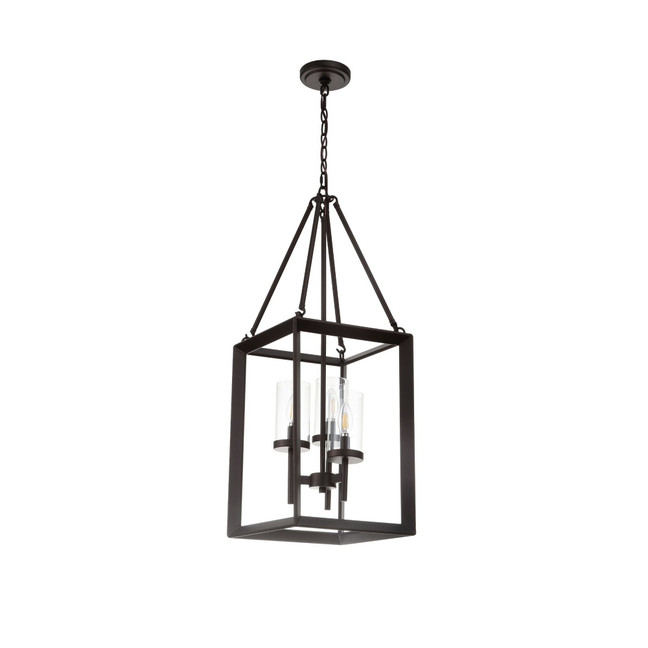 Anna 3-Light Metal, Glass Led Pendant