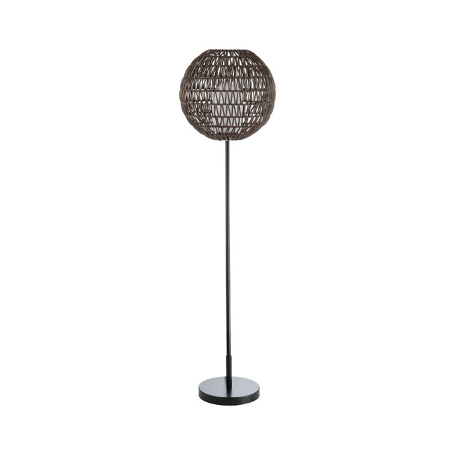 Bea 61" Outdoor Woven Globe LED Floor Lamp