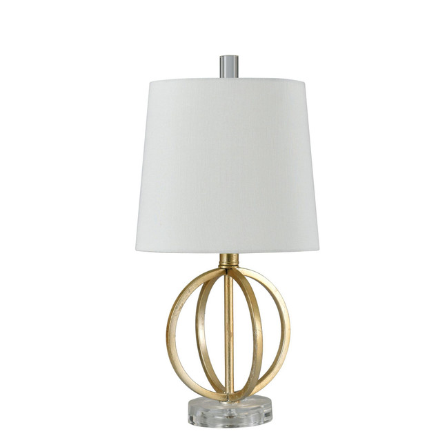 Gold-Tone Flora Table Lamp