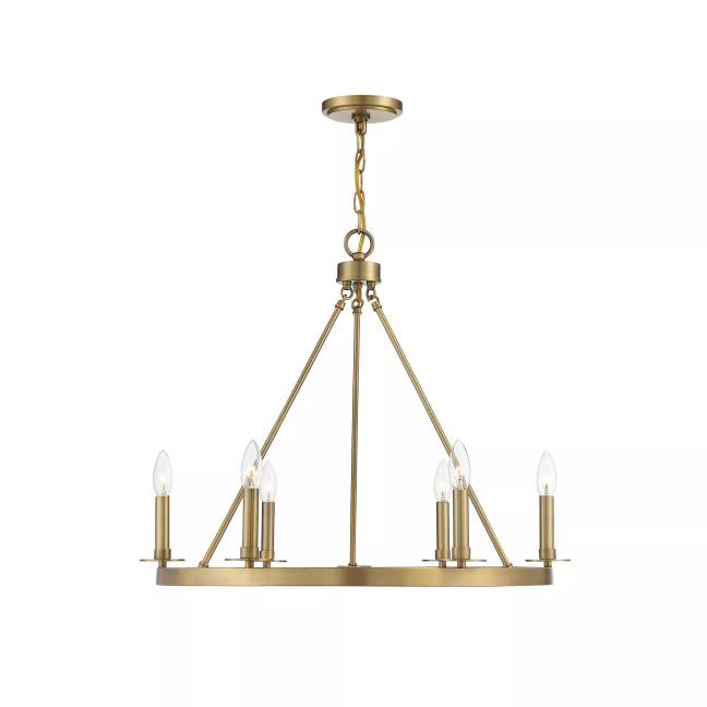 Trade Winds May 6-Light Chandelier