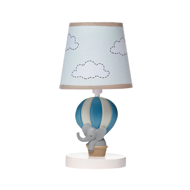 Up Up & Away Hot Air Balloon Nursery Lamp with Shade and Bulb