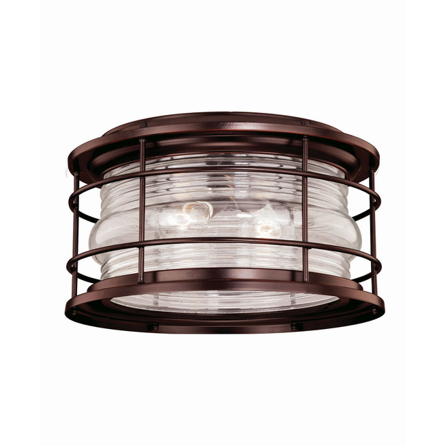 Hyannis Coastal Outdoor Flush Mount Ceiling Light