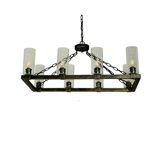 Canyon Home 8 Light Kitchen Island Chandelier