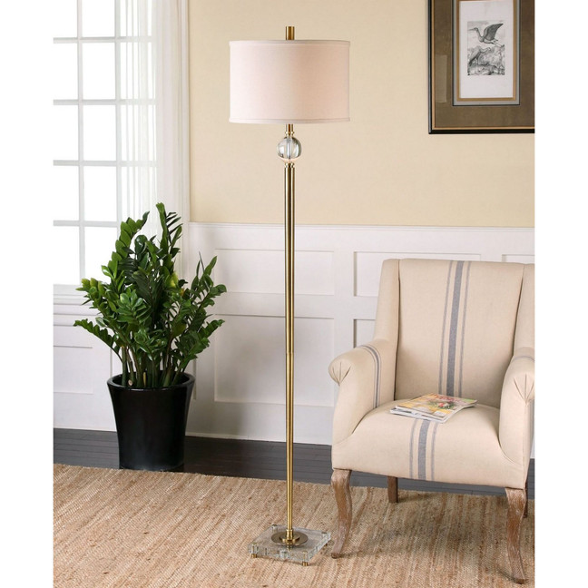Mesita Brass Floor Lamp