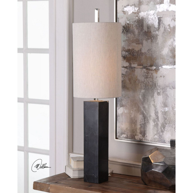 Delaney Marble Column Accent Lamp