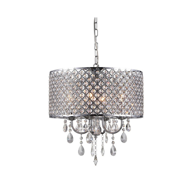 Oisetta 17" 4-Light Indoor Chandelier with Light Kit