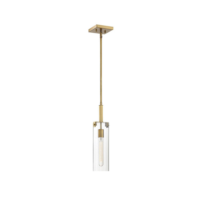 Winfield 1-Light Mini-Pendant in Warm Brass