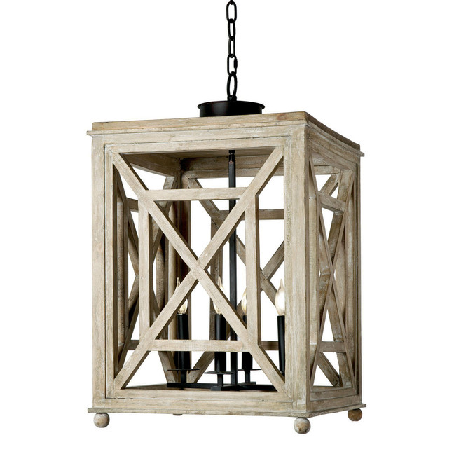 Wood Lattice Lantern