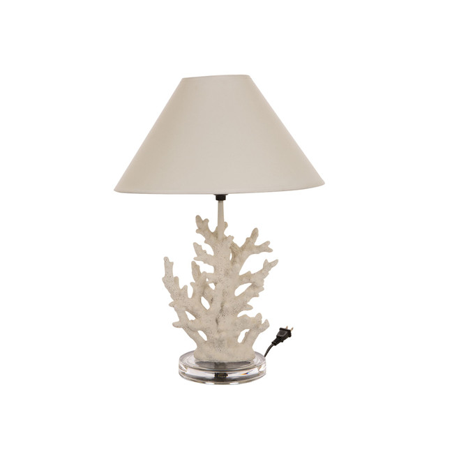 Polyresin Coral Table Lamp