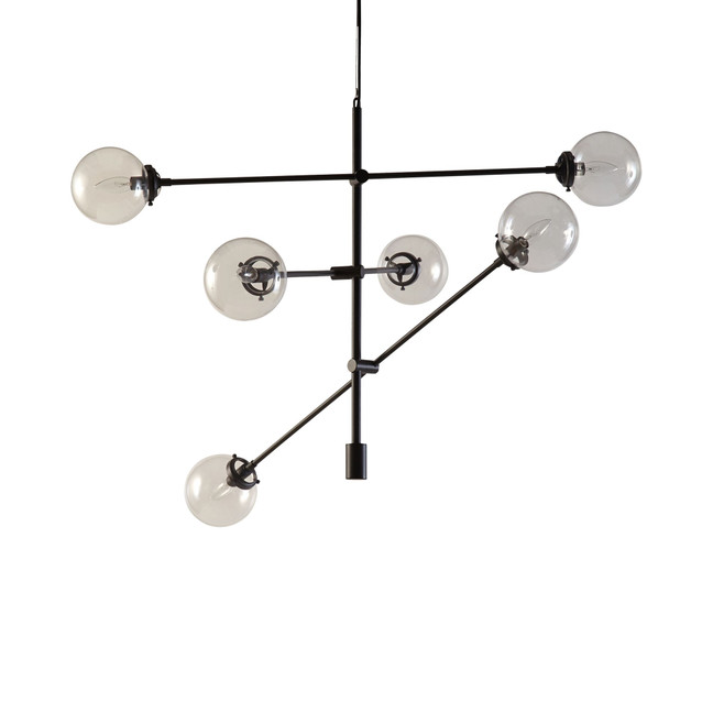Cyrus Metal & Glass Chandelier
