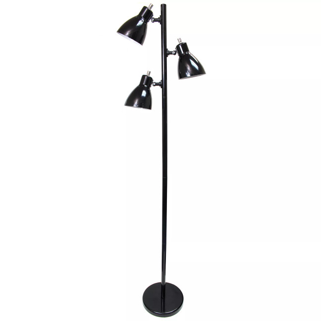 Simple Designs Metal  3-Light Tree Floor Lamp