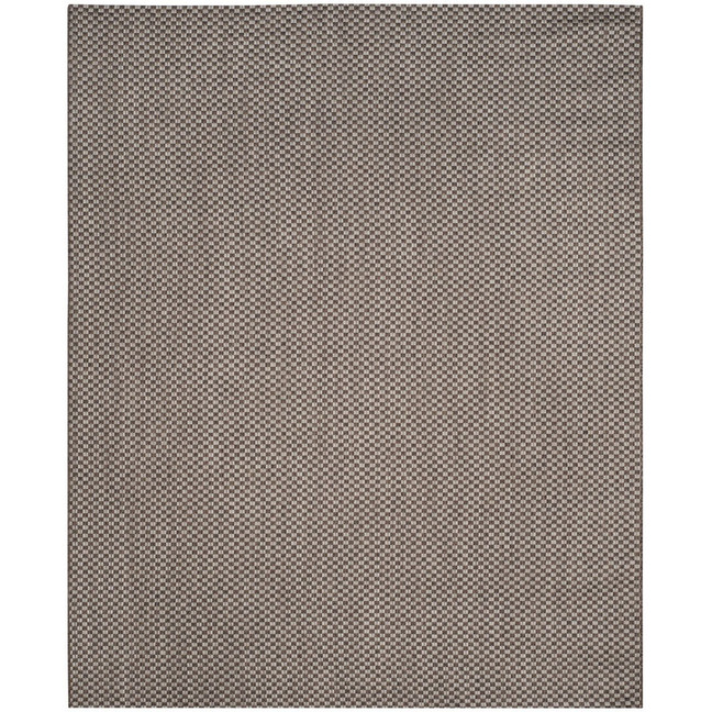 Courtyard Light Brown and Light Gray 8' x 11' Sisal Weave Outdoor Area Rug