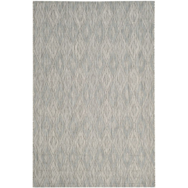 Courtyard Gray 4' x 5'7" Sisal Weave Outdoor Area Rug