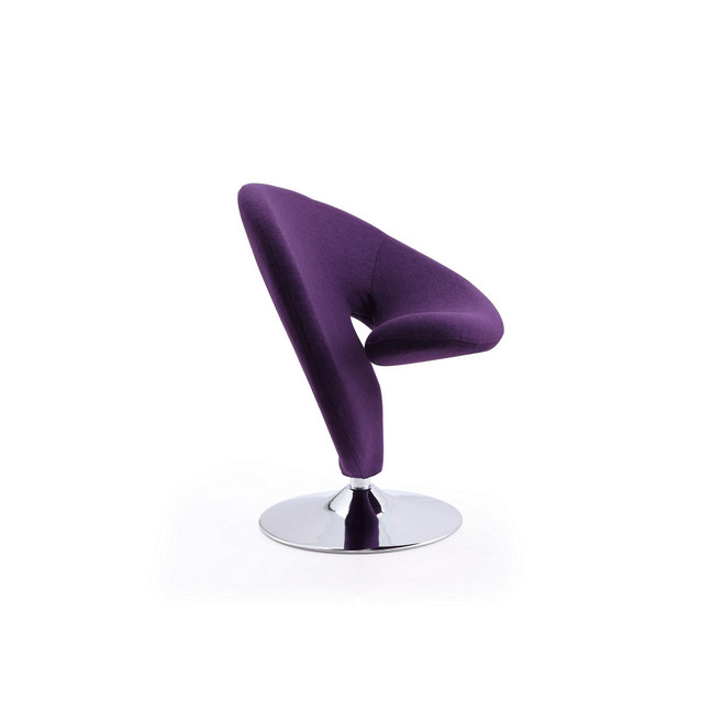 Curl Swivel Accent Chair
