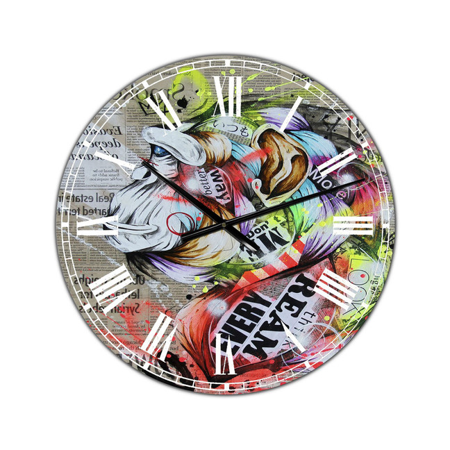 Visionary 2 Oversized Modern Wall Clock - 38" x 38" x 1"