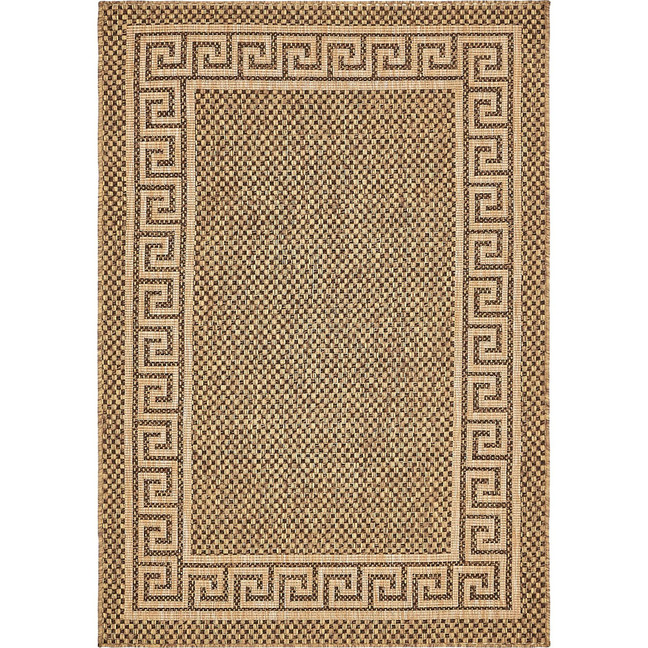 Outdoor Pashio Pas6 Brown 4' x 6' Area Rug